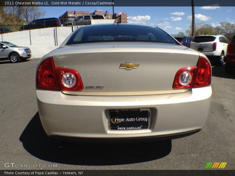 Gold Mist Metallic / Cocoa/Cashmere 2011 Chevrolet Malibu LS
