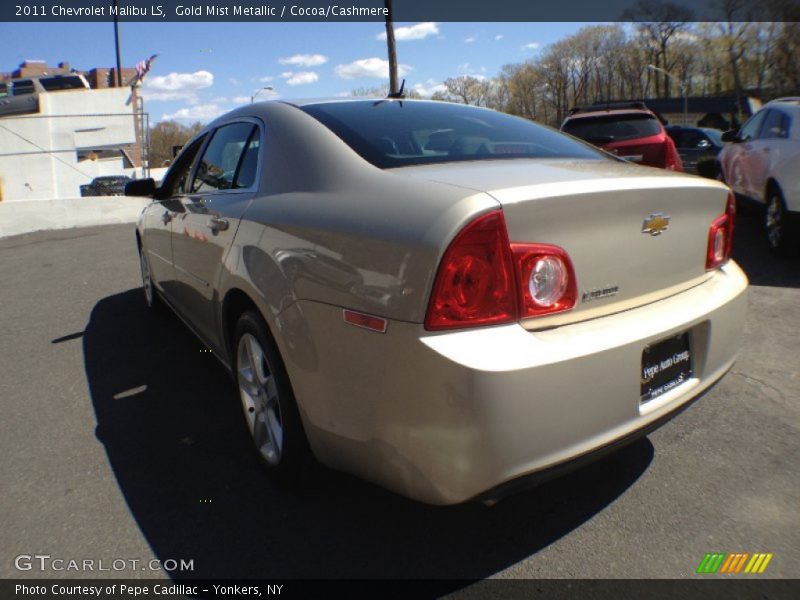 Gold Mist Metallic / Cocoa/Cashmere 2011 Chevrolet Malibu LS