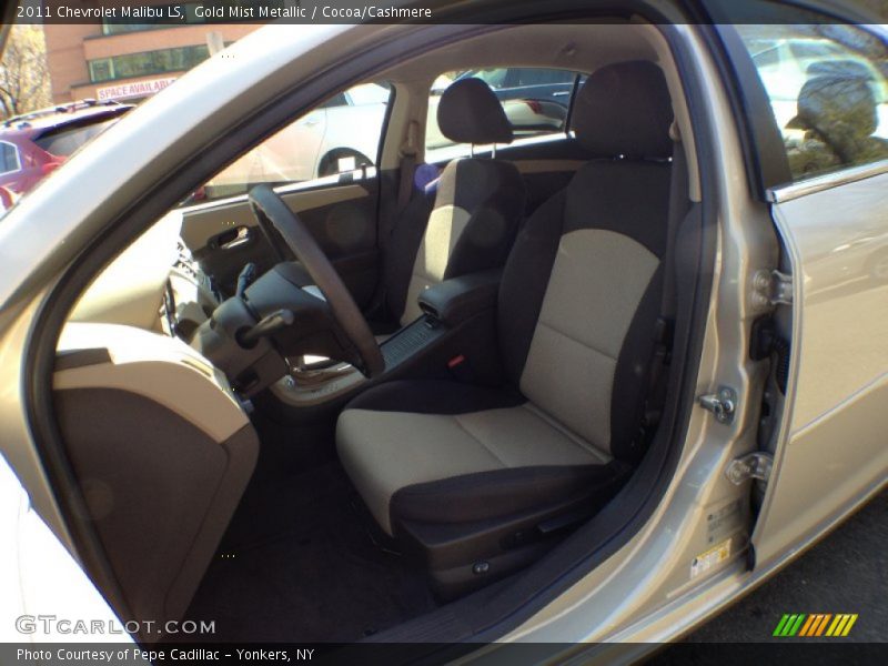Gold Mist Metallic / Cocoa/Cashmere 2011 Chevrolet Malibu LS