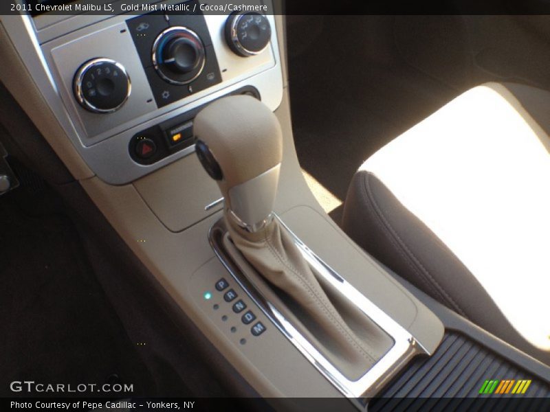 Gold Mist Metallic / Cocoa/Cashmere 2011 Chevrolet Malibu LS