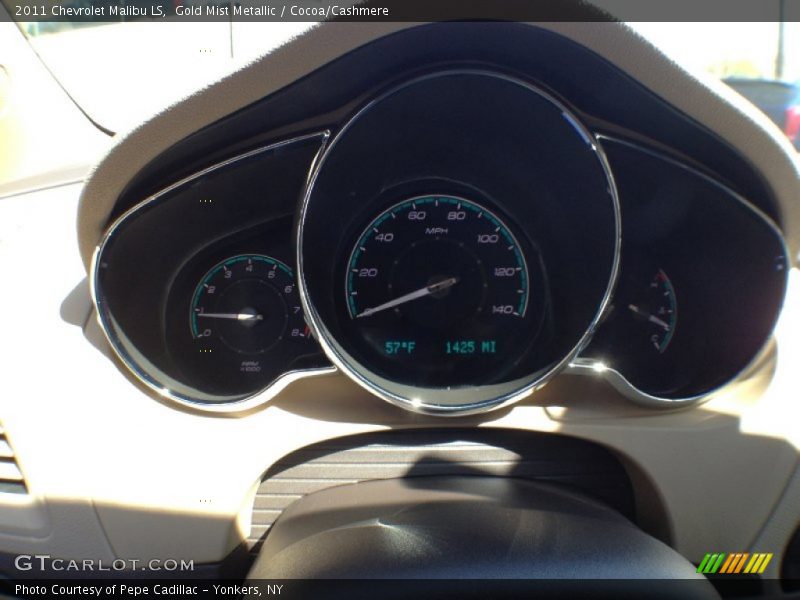Gold Mist Metallic / Cocoa/Cashmere 2011 Chevrolet Malibu LS