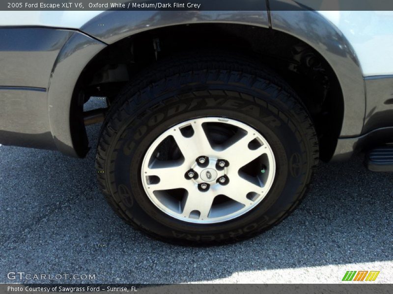 Oxford White / Medium/Dark Flint Grey 2005 Ford Escape XLT V6