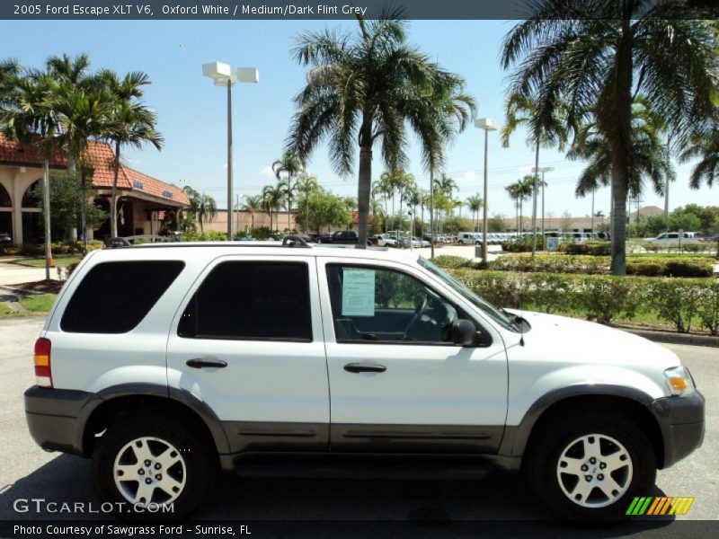 Oxford White / Medium/Dark Flint Grey 2005 Ford Escape XLT V6