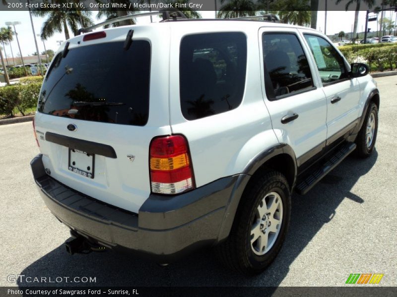 Oxford White / Medium/Dark Flint Grey 2005 Ford Escape XLT V6