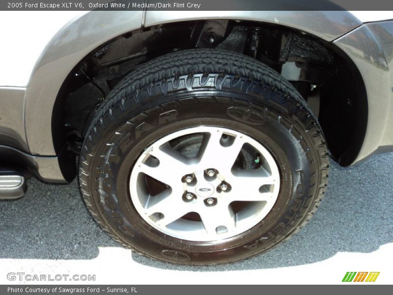 Oxford White / Medium/Dark Flint Grey 2005 Ford Escape XLT V6