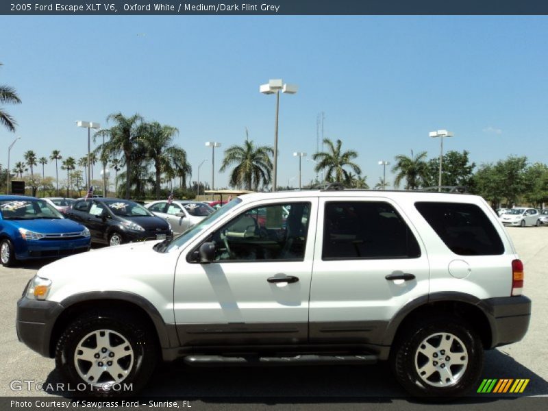 Oxford White / Medium/Dark Flint Grey 2005 Ford Escape XLT V6