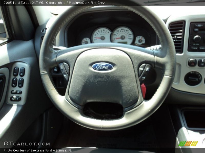 Oxford White / Medium/Dark Flint Grey 2005 Ford Escape XLT V6
