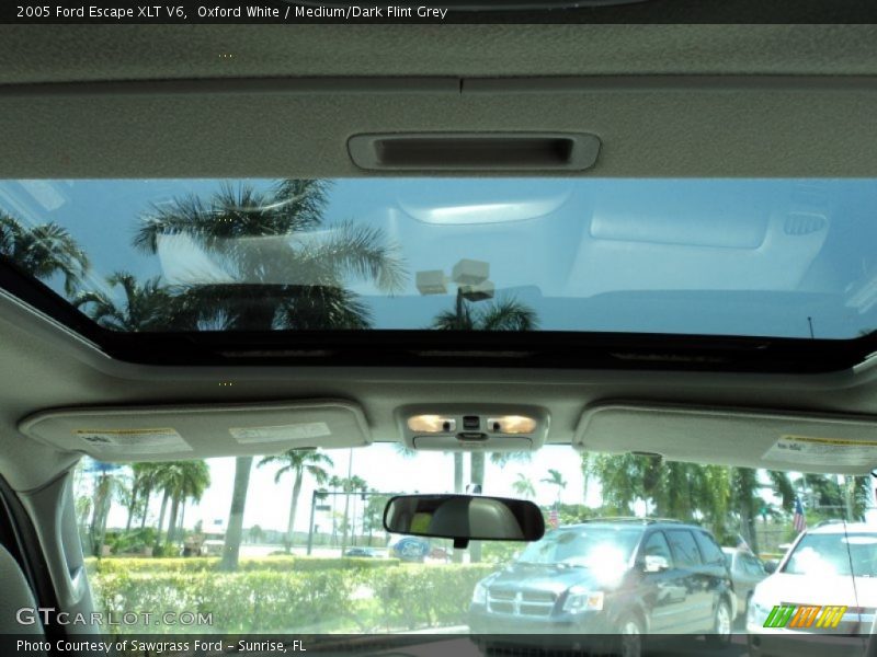 Oxford White / Medium/Dark Flint Grey 2005 Ford Escape XLT V6
