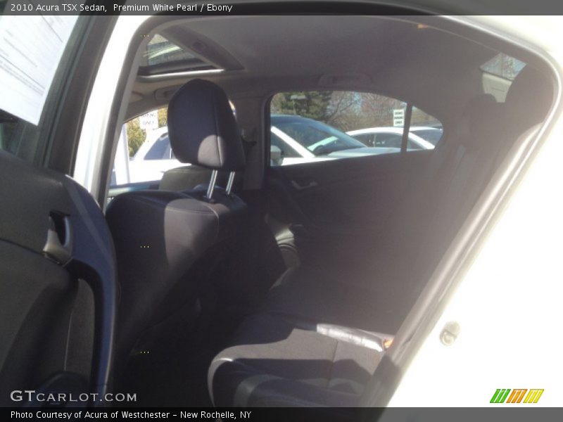 Premium White Pearl / Ebony 2010 Acura TSX Sedan