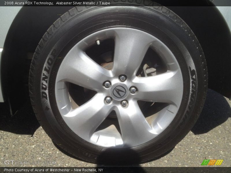 Alabaster Silver Metallic / Taupe 2008 Acura RDX Technology