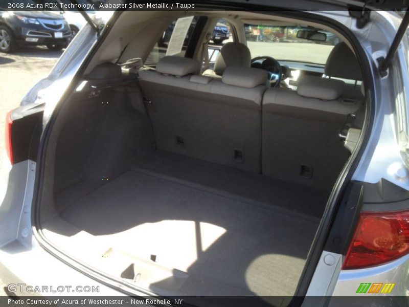 Alabaster Silver Metallic / Taupe 2008 Acura RDX Technology