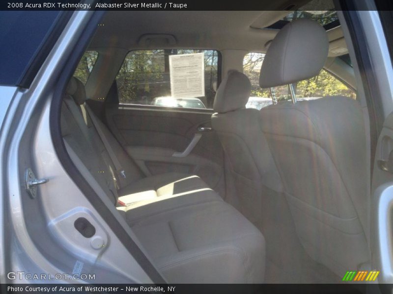 Alabaster Silver Metallic / Taupe 2008 Acura RDX Technology