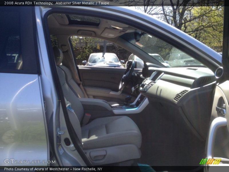 Alabaster Silver Metallic / Taupe 2008 Acura RDX Technology
