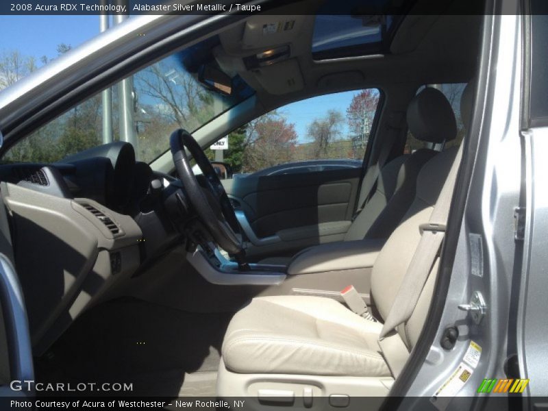 Alabaster Silver Metallic / Taupe 2008 Acura RDX Technology