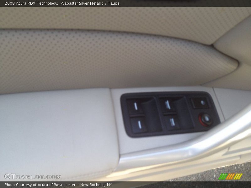 Alabaster Silver Metallic / Taupe 2008 Acura RDX Technology
