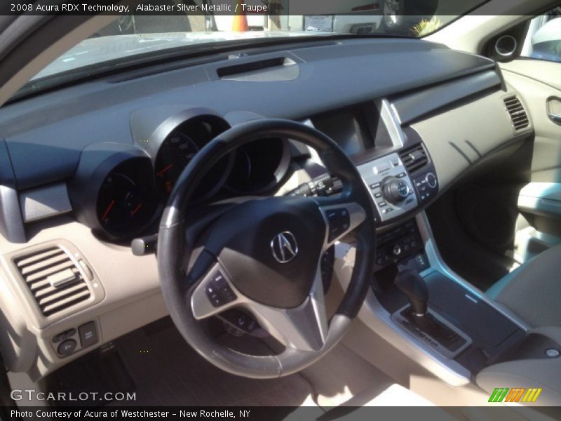 Alabaster Silver Metallic / Taupe 2008 Acura RDX Technology