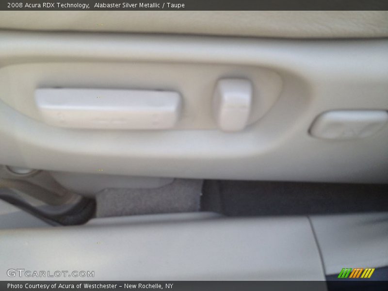 Alabaster Silver Metallic / Taupe 2008 Acura RDX Technology