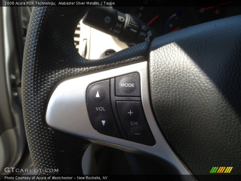 Alabaster Silver Metallic / Taupe 2008 Acura RDX Technology