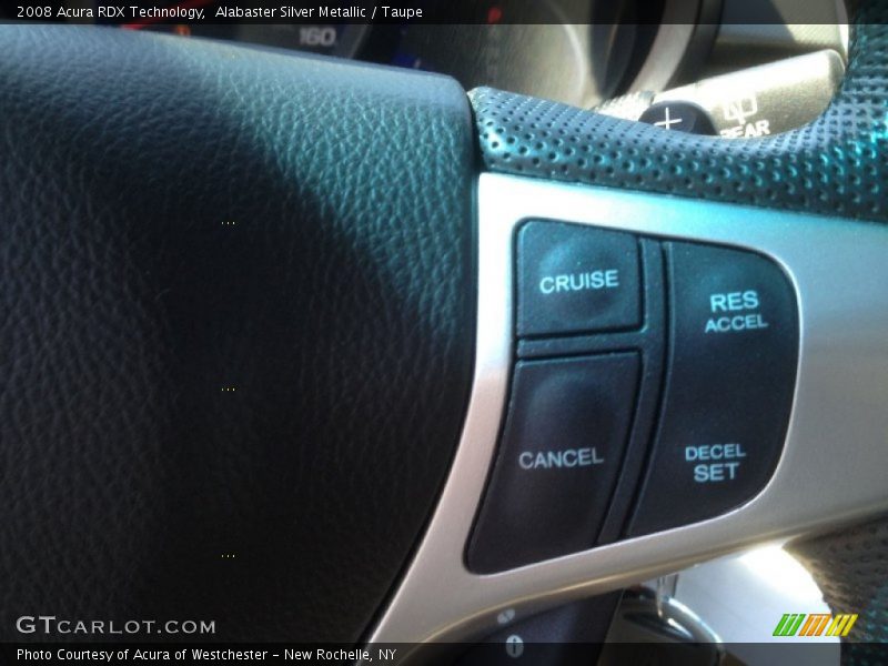 Alabaster Silver Metallic / Taupe 2008 Acura RDX Technology