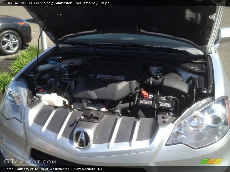 Alabaster Silver Metallic / Taupe 2008 Acura RDX Technology