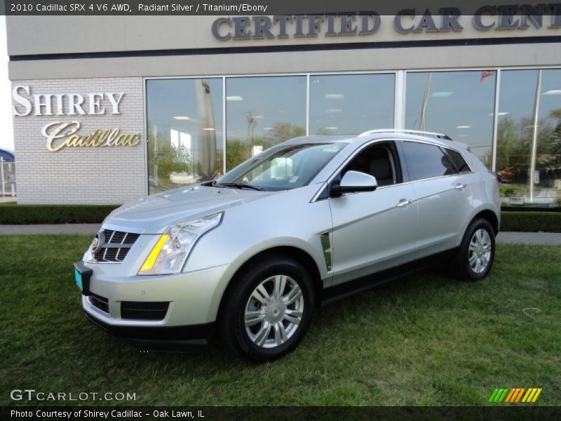 Radiant Silver / Titanium/Ebony 2010 Cadillac SRX 4 V6 AWD