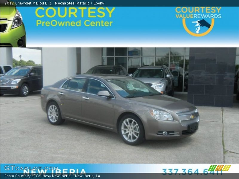 Mocha Steel Metallic / Ebony 2012 Chevrolet Malibu LTZ