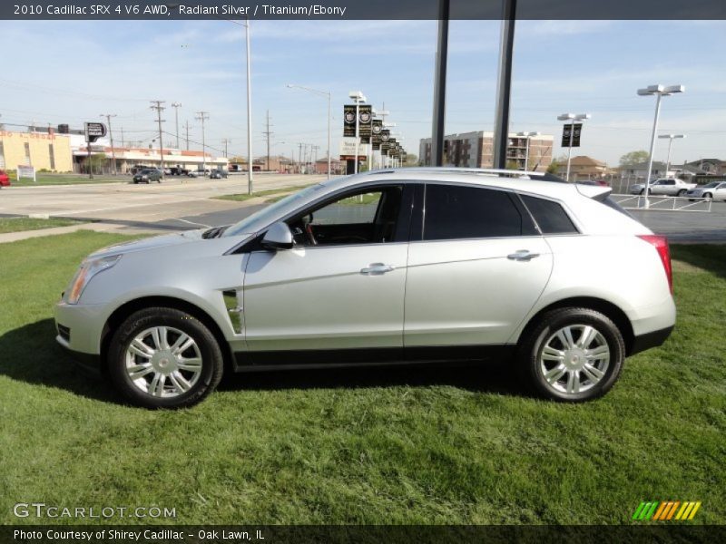 Radiant Silver / Titanium/Ebony 2010 Cadillac SRX 4 V6 AWD