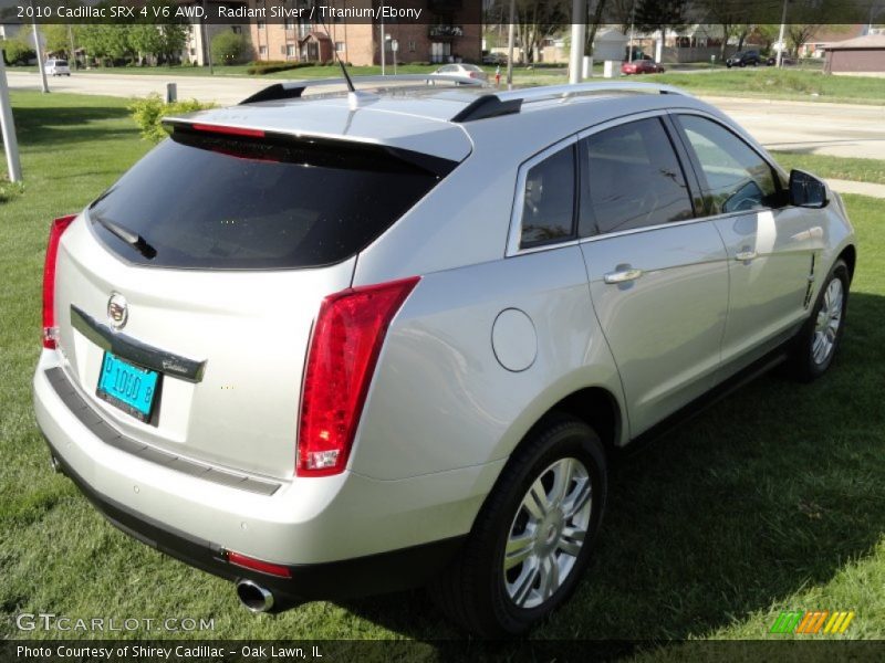 Radiant Silver / Titanium/Ebony 2010 Cadillac SRX 4 V6 AWD