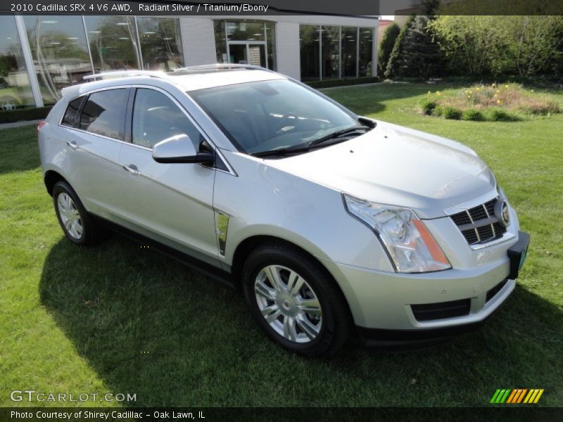 Radiant Silver / Titanium/Ebony 2010 Cadillac SRX 4 V6 AWD