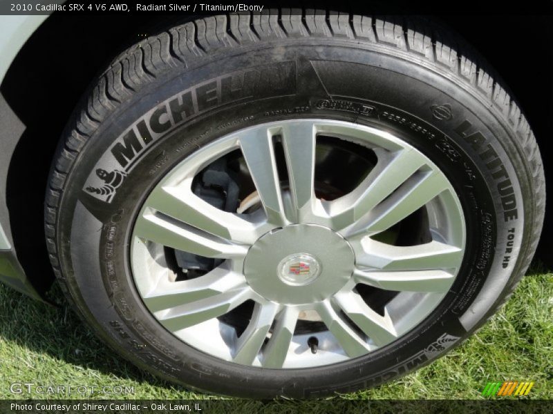 Radiant Silver / Titanium/Ebony 2010 Cadillac SRX 4 V6 AWD