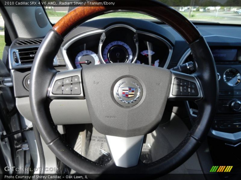 Radiant Silver / Titanium/Ebony 2010 Cadillac SRX 4 V6 AWD