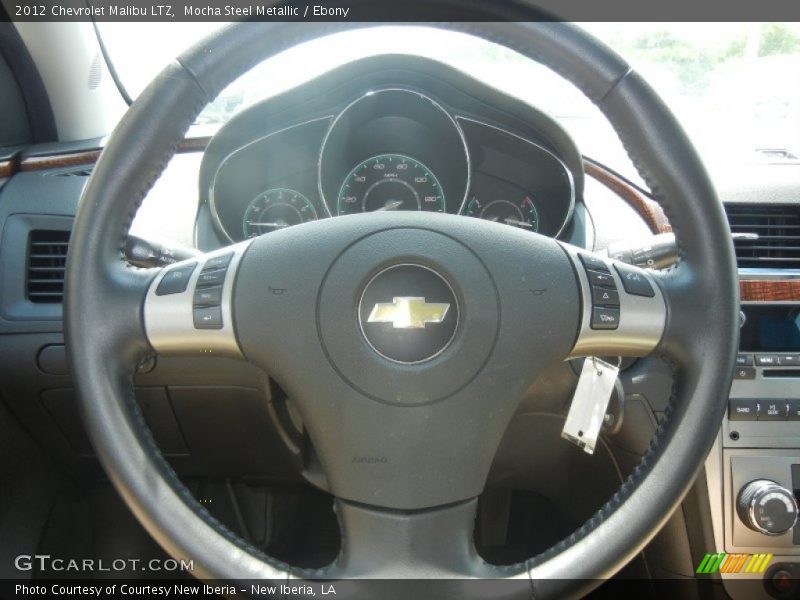 Mocha Steel Metallic / Ebony 2012 Chevrolet Malibu LTZ