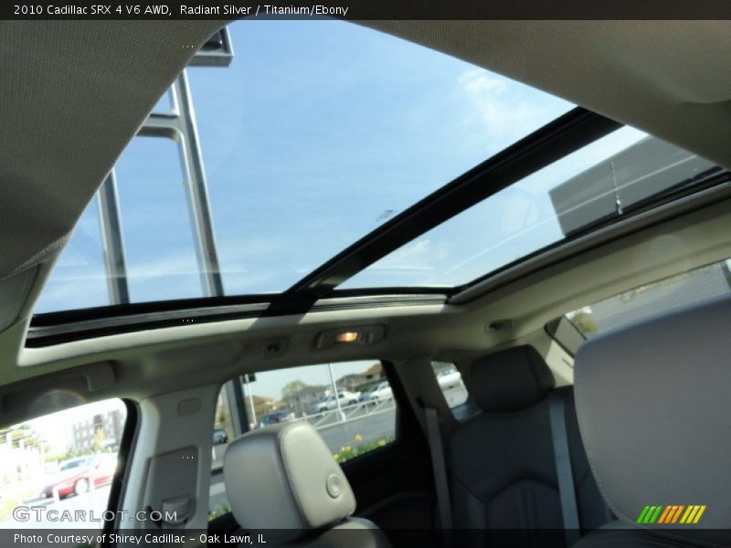 Radiant Silver / Titanium/Ebony 2010 Cadillac SRX 4 V6 AWD