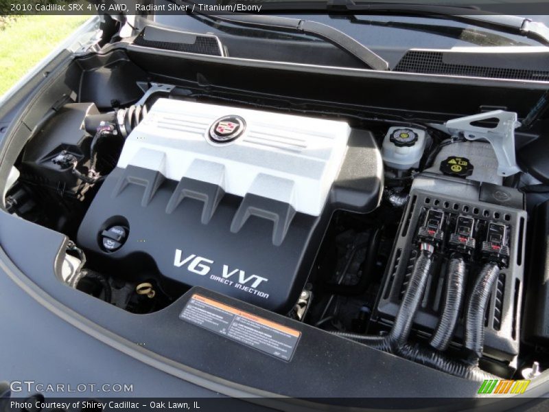 Radiant Silver / Titanium/Ebony 2010 Cadillac SRX 4 V6 AWD