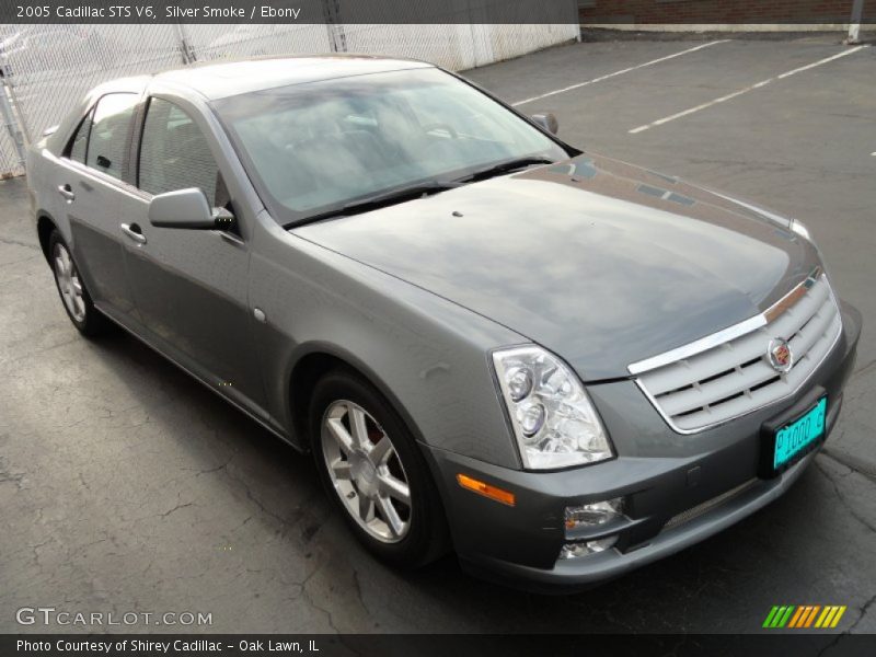 Silver Smoke / Ebony 2005 Cadillac STS V6