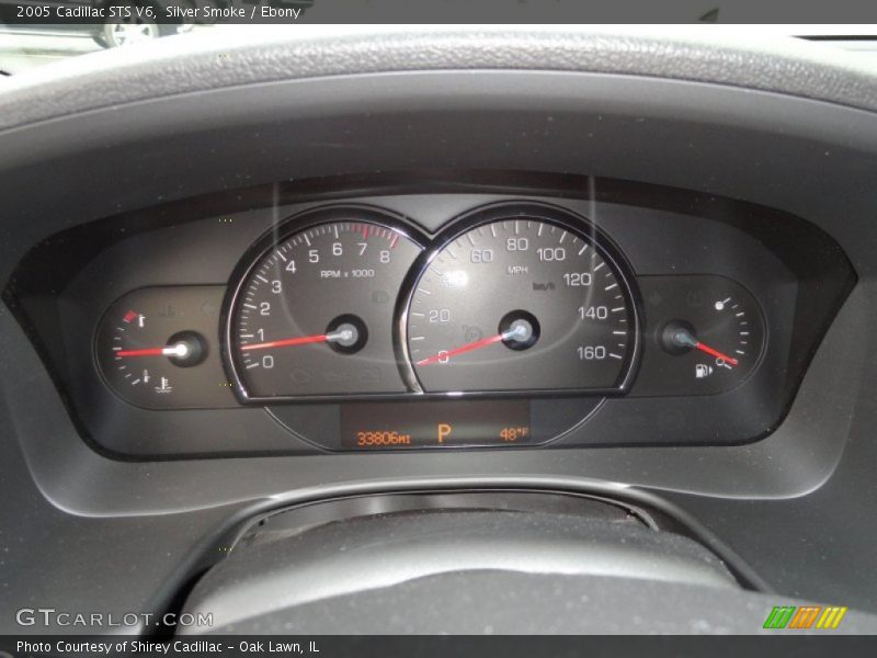 Silver Smoke / Ebony 2005 Cadillac STS V6