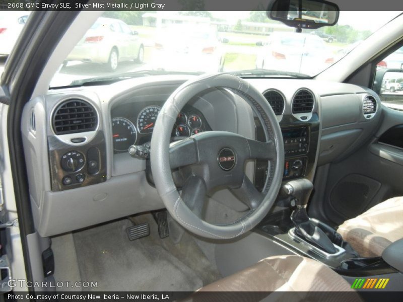 Silver Mist Metallic / Light Gray 2008 GMC Envoy SLE