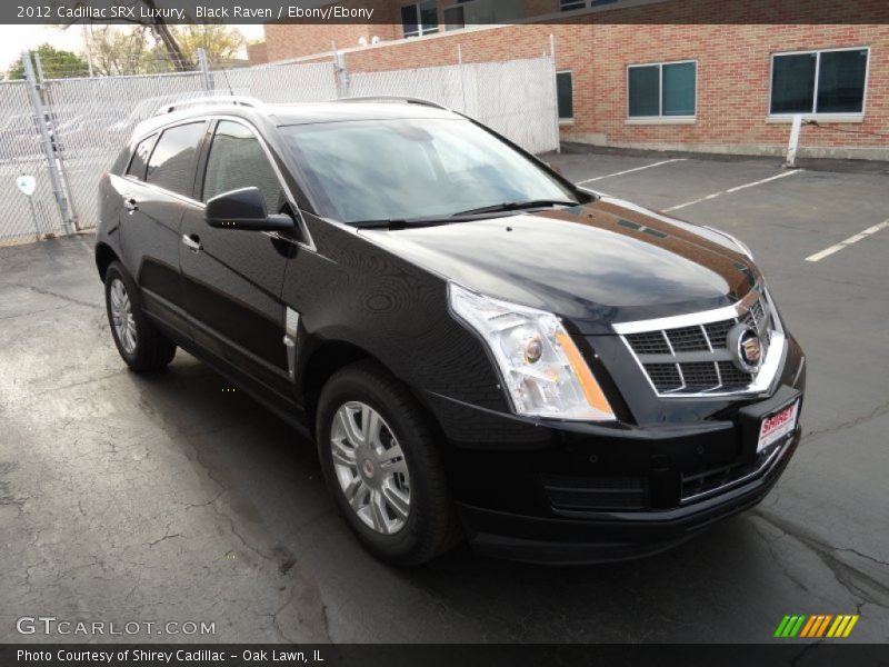 Black Raven / Ebony/Ebony 2012 Cadillac SRX Luxury