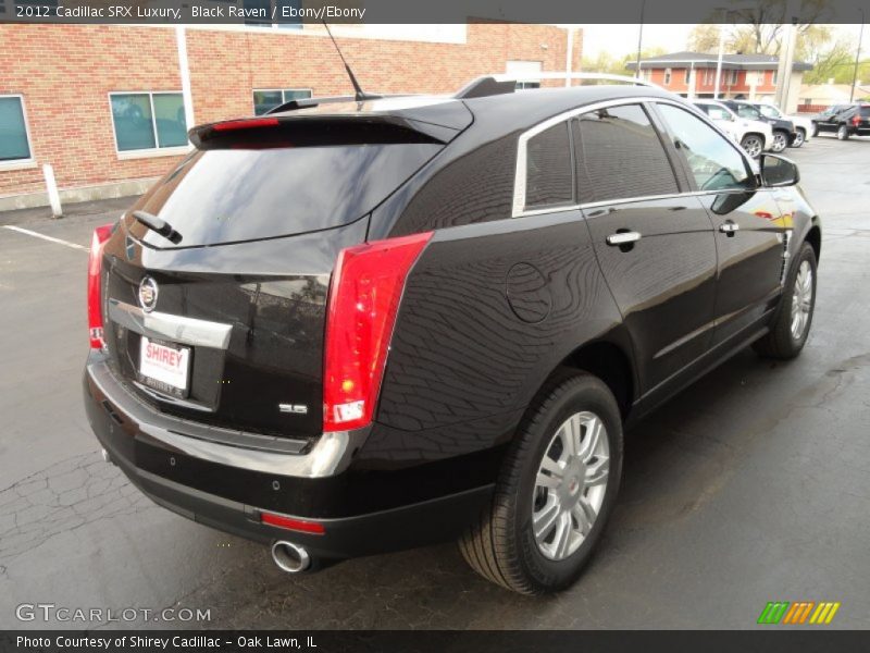 Black Raven / Ebony/Ebony 2012 Cadillac SRX Luxury
