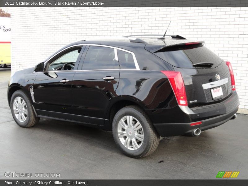 Black Raven / Ebony/Ebony 2012 Cadillac SRX Luxury