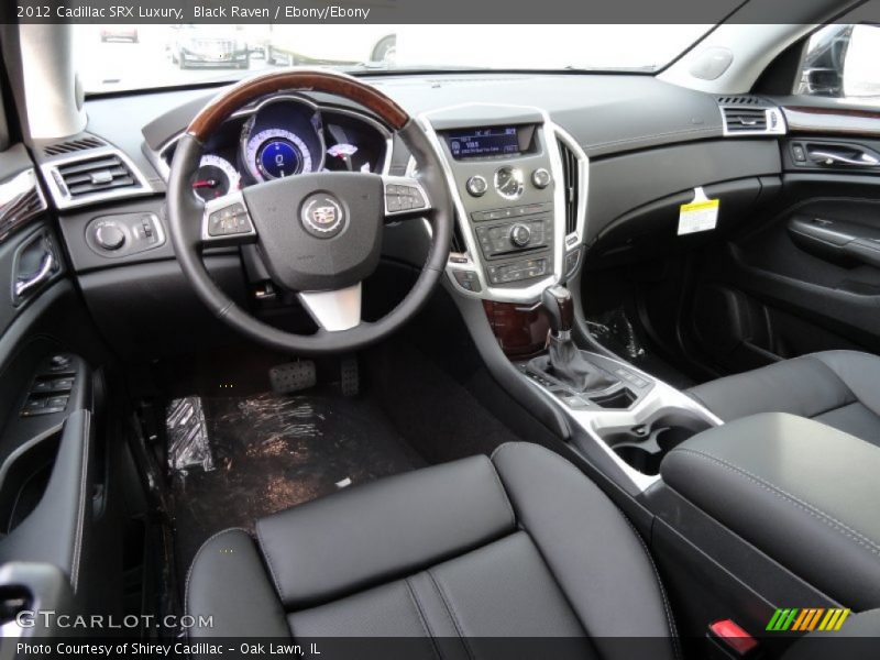 Black Raven / Ebony/Ebony 2012 Cadillac SRX Luxury