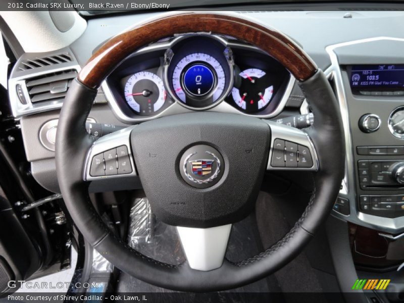Black Raven / Ebony/Ebony 2012 Cadillac SRX Luxury