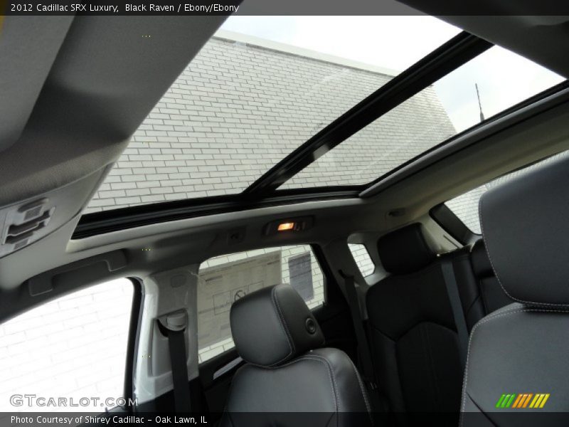 Black Raven / Ebony/Ebony 2012 Cadillac SRX Luxury