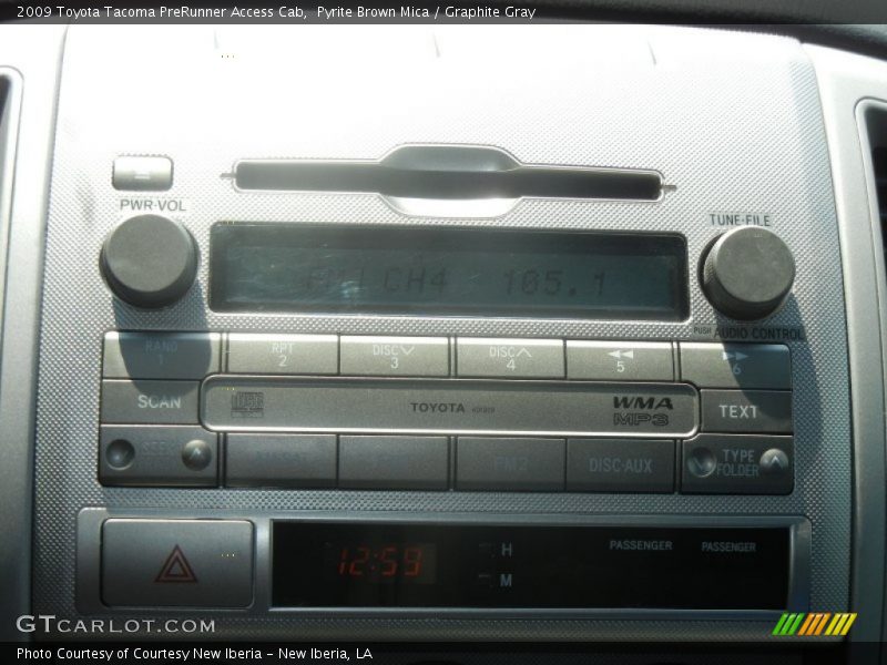 Pyrite Brown Mica / Graphite Gray 2009 Toyota Tacoma PreRunner Access Cab