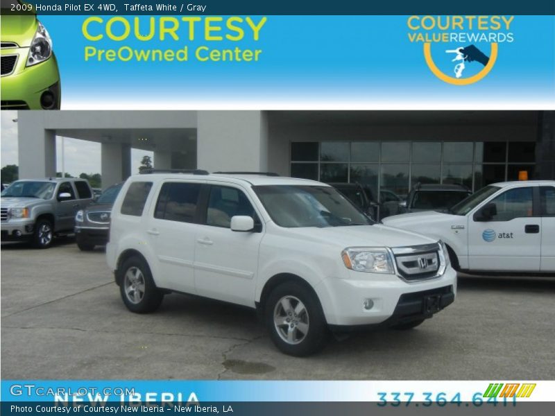 Taffeta White / Gray 2009 Honda Pilot EX 4WD