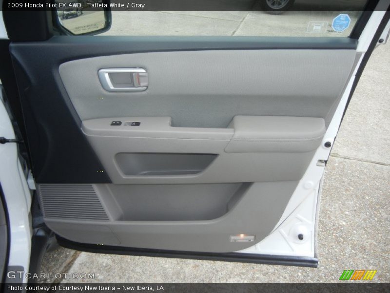 Taffeta White / Gray 2009 Honda Pilot EX 4WD