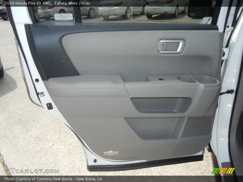 Taffeta White / Gray 2009 Honda Pilot EX 4WD