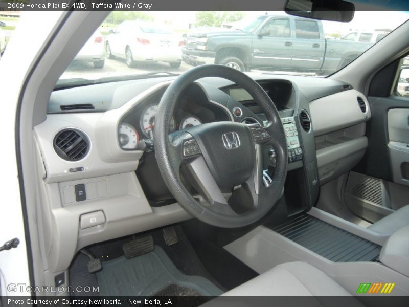Taffeta White / Gray 2009 Honda Pilot EX 4WD