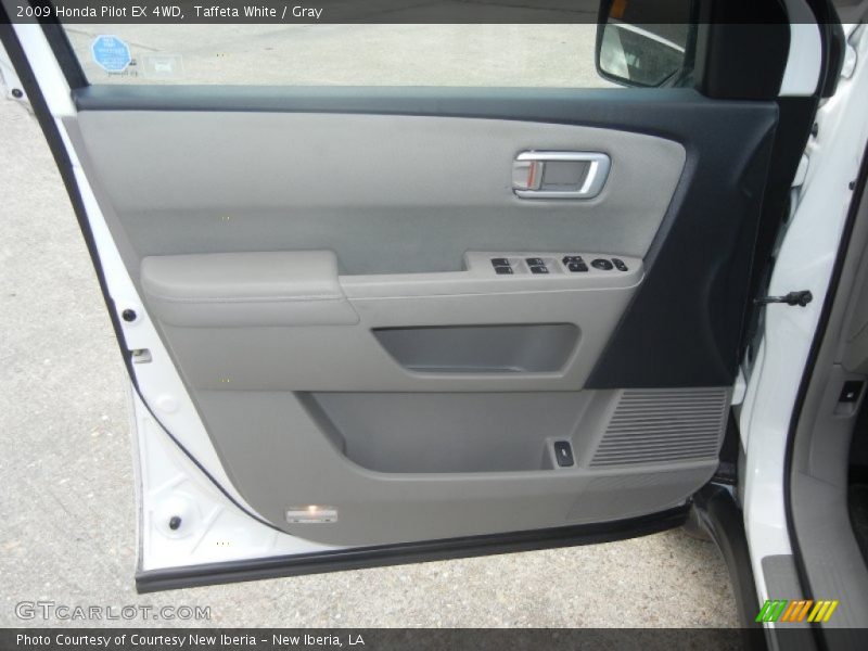 Taffeta White / Gray 2009 Honda Pilot EX 4WD