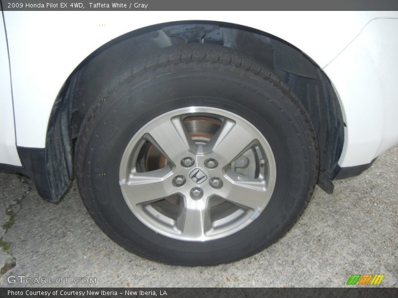 Taffeta White / Gray 2009 Honda Pilot EX 4WD